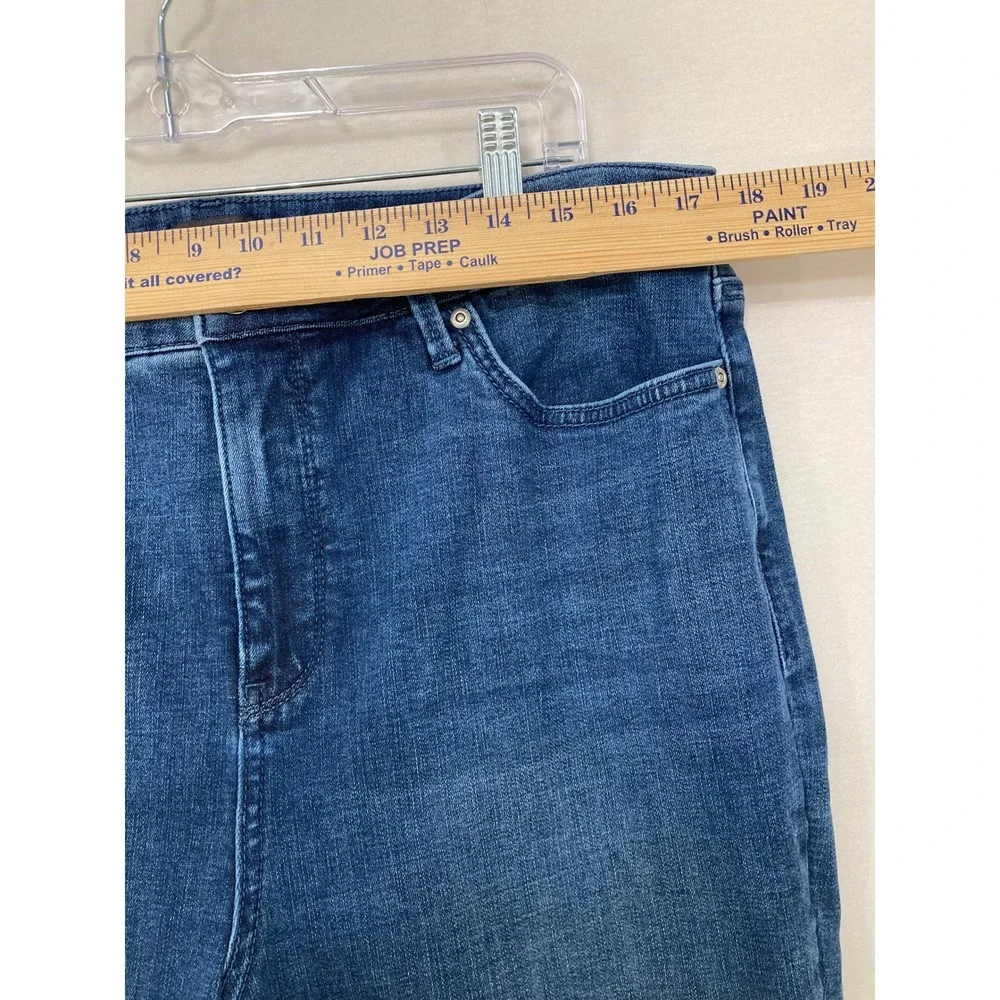 NYDJ Billie Mini Boot Jeans size 16 Medium Wash High Rise Stretch Bootcut - Picture 4 of 8